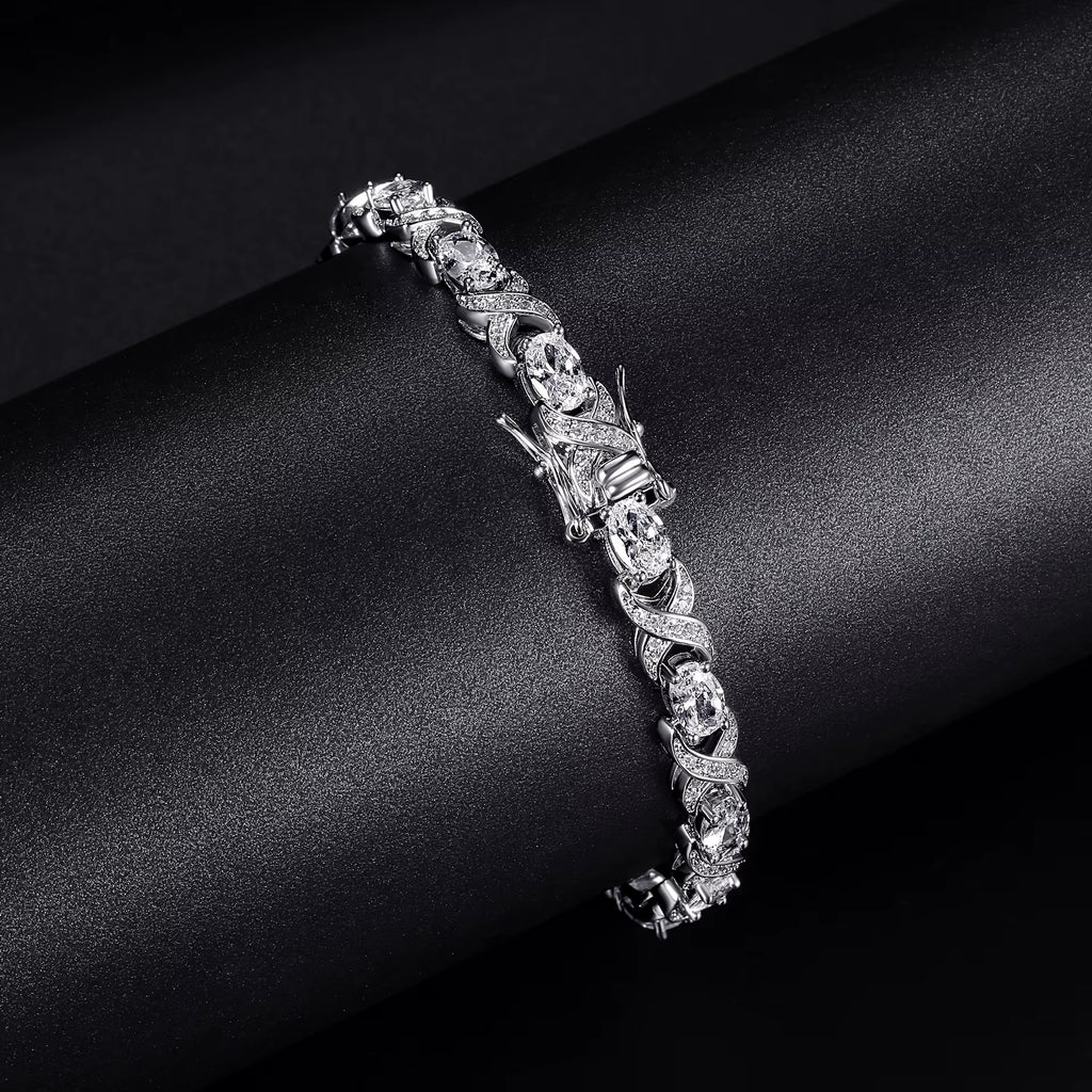 Light Luxury Zircon Tennis Bracelet 