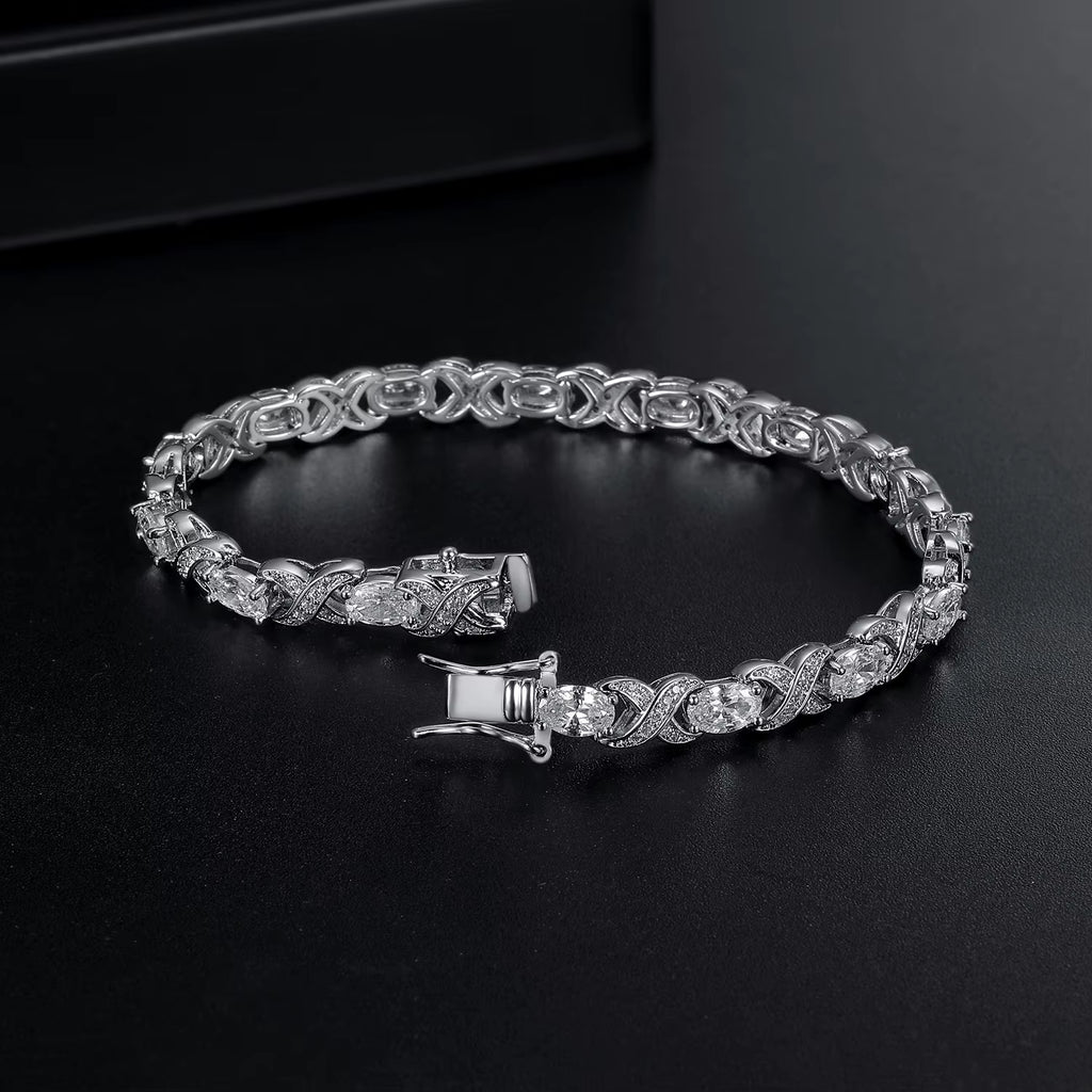 Light Luxury Zircon Tennis Bracelet 