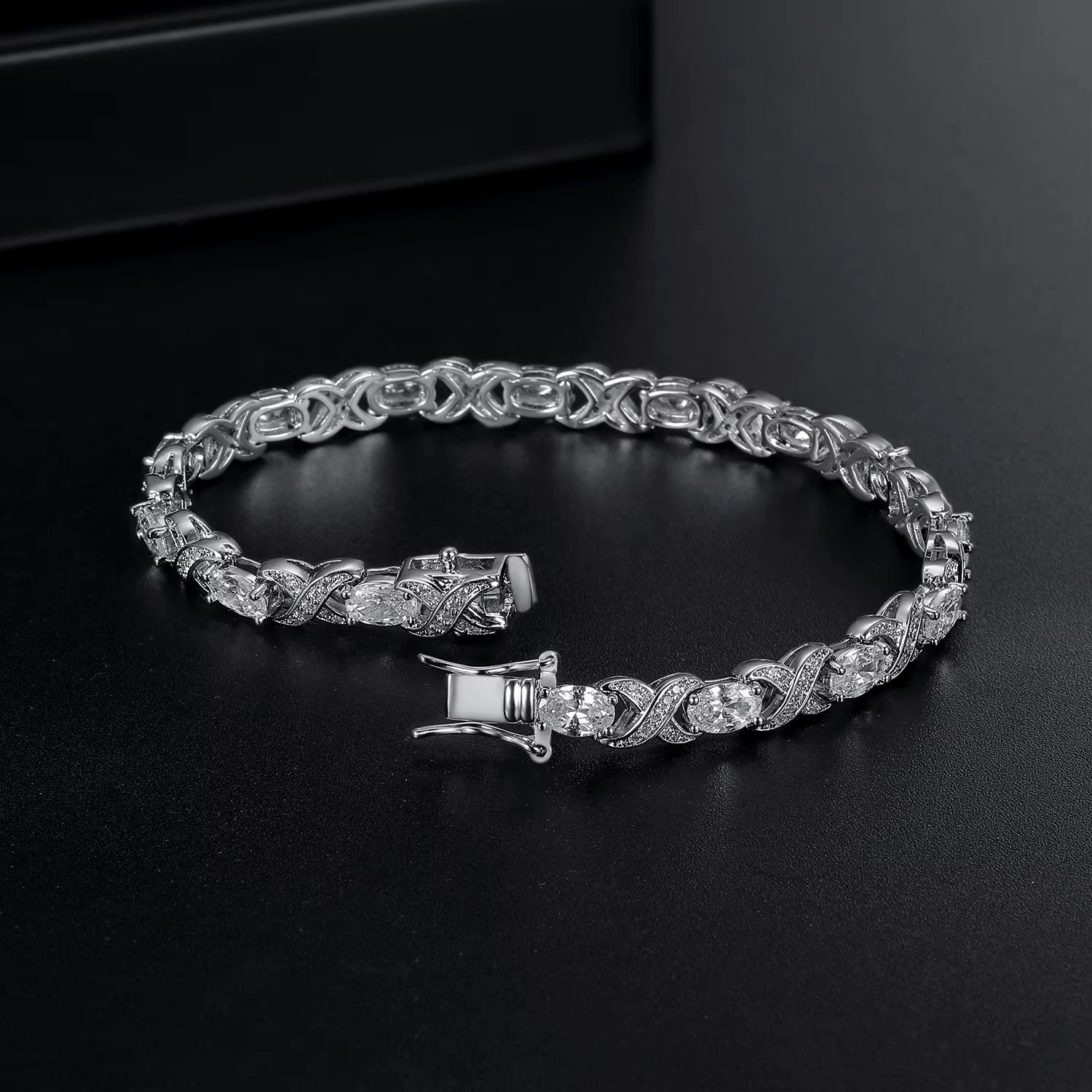 Light Luxury Zircon Tennis Bracelet 