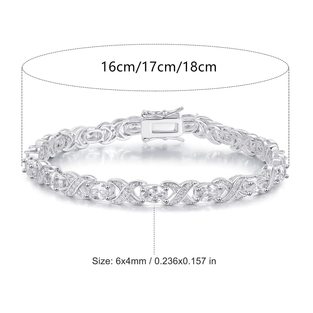 Light Luxury Zircon Tennis Bracelet 