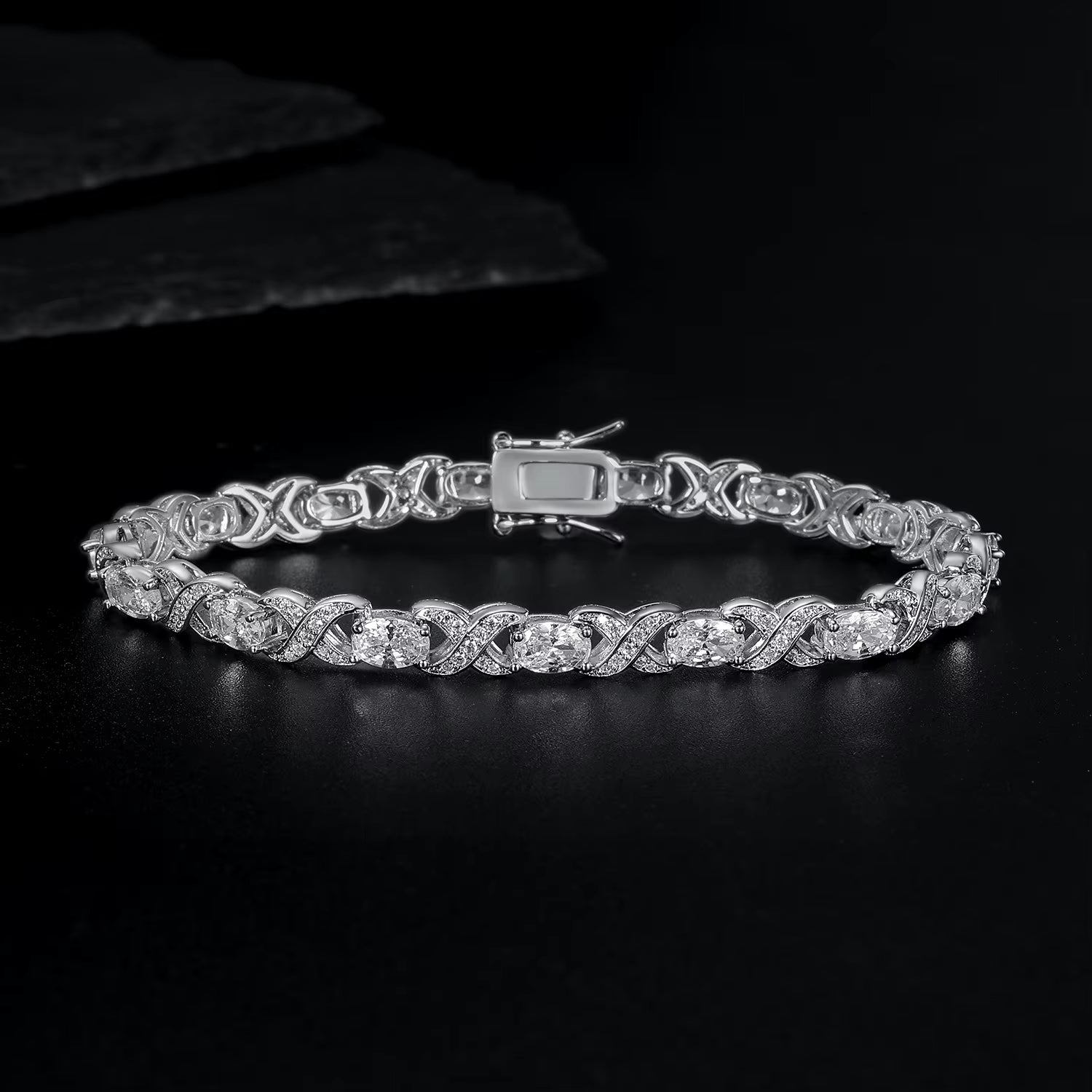 Light Luxury Zircon Tennis Bracelet 
